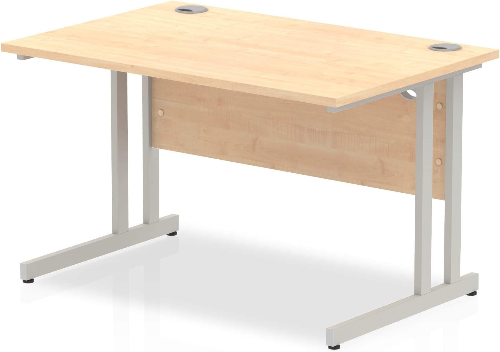 BiMi 1200mm x 600mm Rectangular Straight Desk in MAPLE