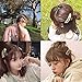 12 Pcs Women's Hair Clips Acrylic Resin Marble Alligator Hair Clip Faux Pearl Hair Pins Gold Base Hairpin Wedding Daily Fashion Hair Barrettes Katloo