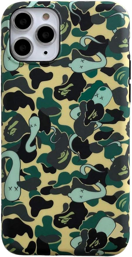 Kplvet iPhone 11 Pro Max Soft Case,IMD Tech Top Sleek Smooth Texture Anti Scratch Unfading Coloring Premium TPU Slim Fit Case for 6.5 iPhone 11 Pro Max,Street Fashion Trend Phone Cover (BP Camo 6.5)