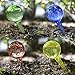 Plant Watering Globes, Automatic Watering Aqua Globe Mini Decorative Hand-Blown Glass Small Plant Bulbs - 4pc Deluxe Set