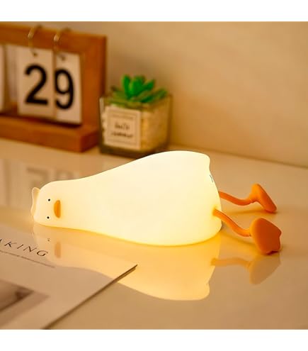 Amazon.com : MUID Benson Lying Flat Duck Night Light, LED Squishy