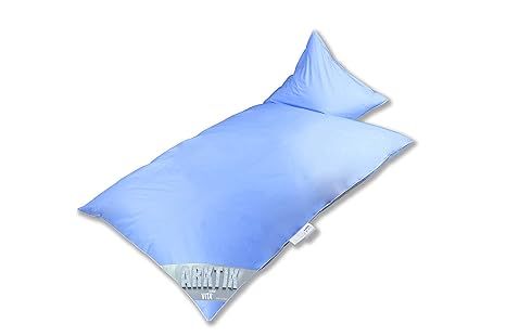 VitaSchlaf Ballonbett Oberbett Classic Daun super warm 135x200cm Arktische Gänse Winter Premium