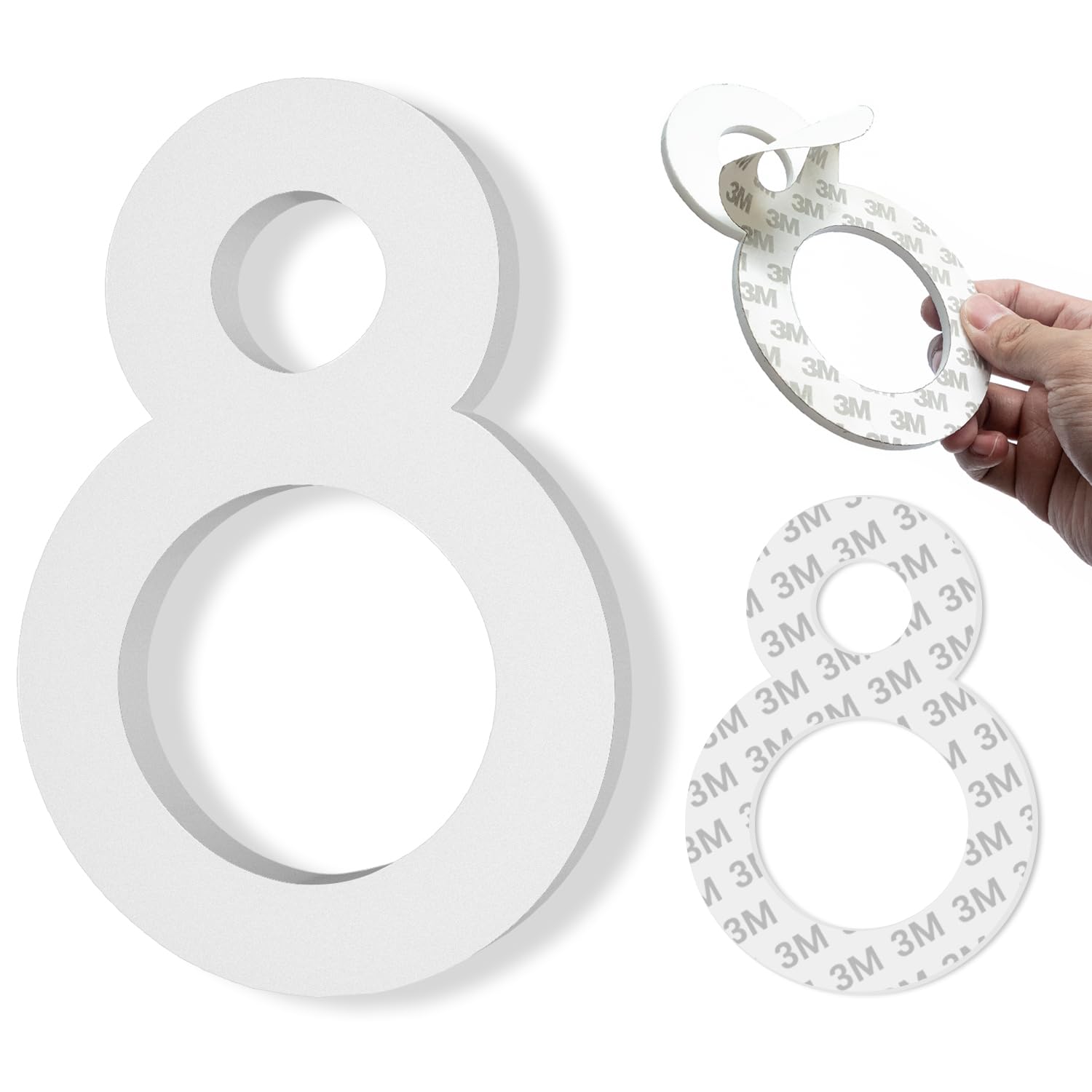 4 Inch House Numbers, Self-adhesive Mailbox Numbers