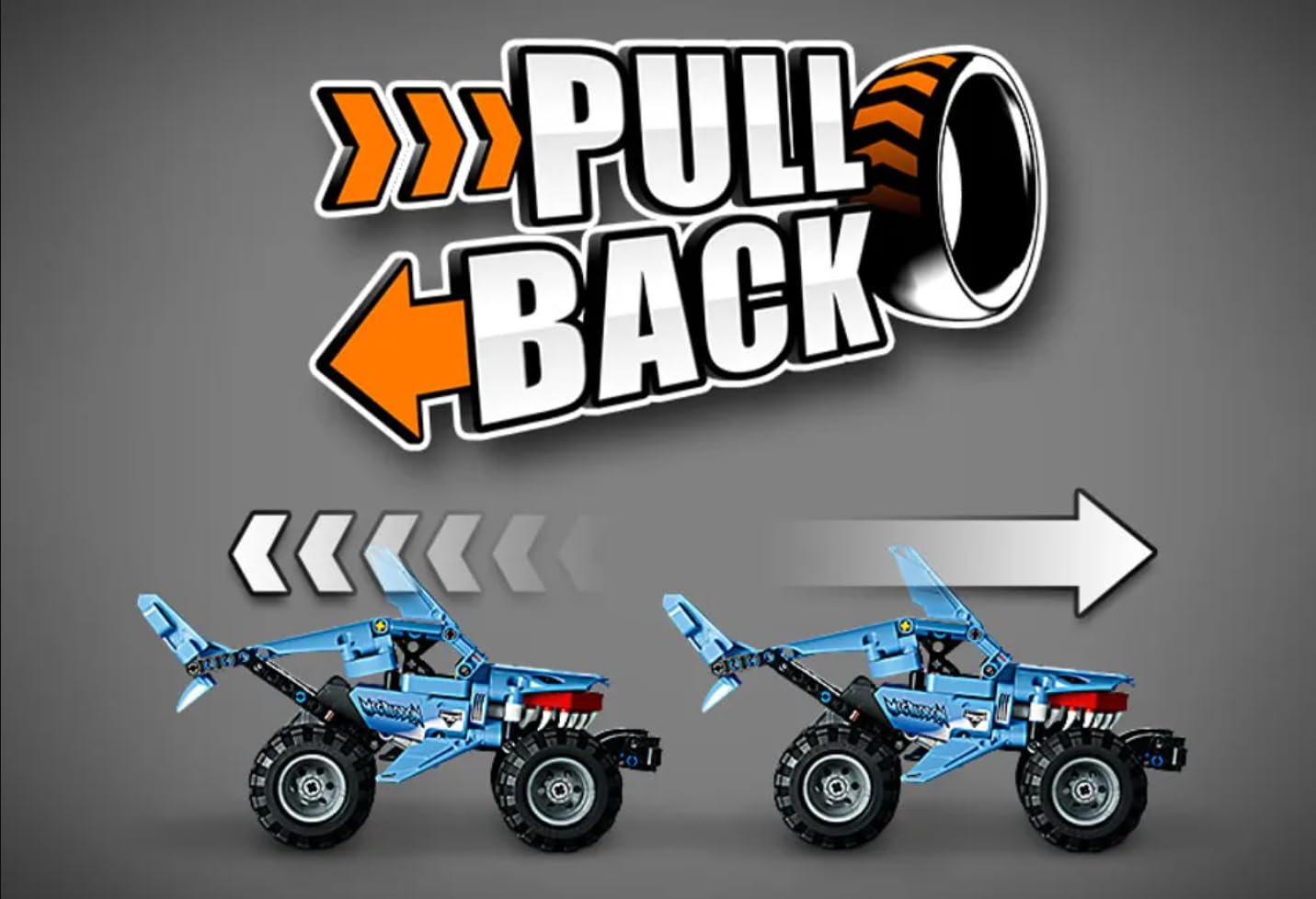 LEGO Technic 42134 Monster Jam Megalodon 7+ (260 Pieces)