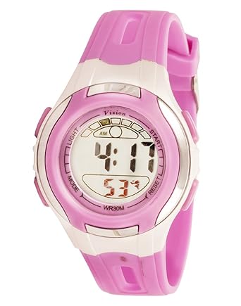 Vizion Digital Multi-color Dial Sports-Alarm-BackLight Watch For Kids-W-8545071-4