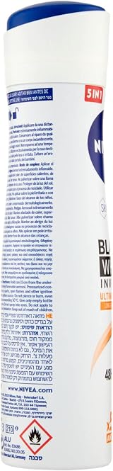 NIVEA Men Black & White Invisible Anti-perspirant Deodorant Spray 125ml view 2