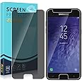 Zeking [2-Pack] for Samsung Galaxy J7 2018 Privacy Tempered Glass Screen Protector, Anti-Spy 9H Hardness [Anti Scratch][Anti-Fingerprint] Bubble Free