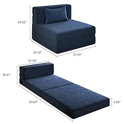 Luoxiao Folding Sofa Bed Single with