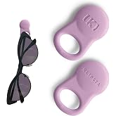 KLIPSTA SPEX Glasses Clips (2-pack) - Magnetic Glasses Holder for Clothes. Eyewear Strap Alternative, ID Badge Holder.