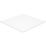 Falken Design White Translucent Acrylic Sheet - 55% Light Transmission, 4x9x1/8 Inch Plexiglass For DIY Projects
