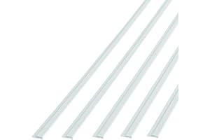 FASÄDE 47 in. Decorative Vinyl J Trim Matte White (5 Pack)