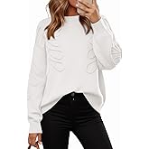 PRETTYGARDEN Womens Oversized Sweater 2025 Crewneck Long Sleeve Ribbed Knit Pullover Sweaters Tops Fall Fashion Outfits