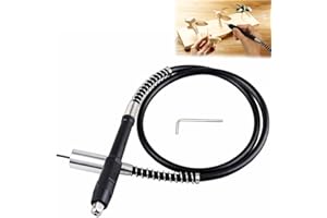 Upgrade Flex Shaft Rotary Tool Attachment Compatible with Dremel, Drill Rotary Tool Extension Flexible Shaft Polishing Chuck 