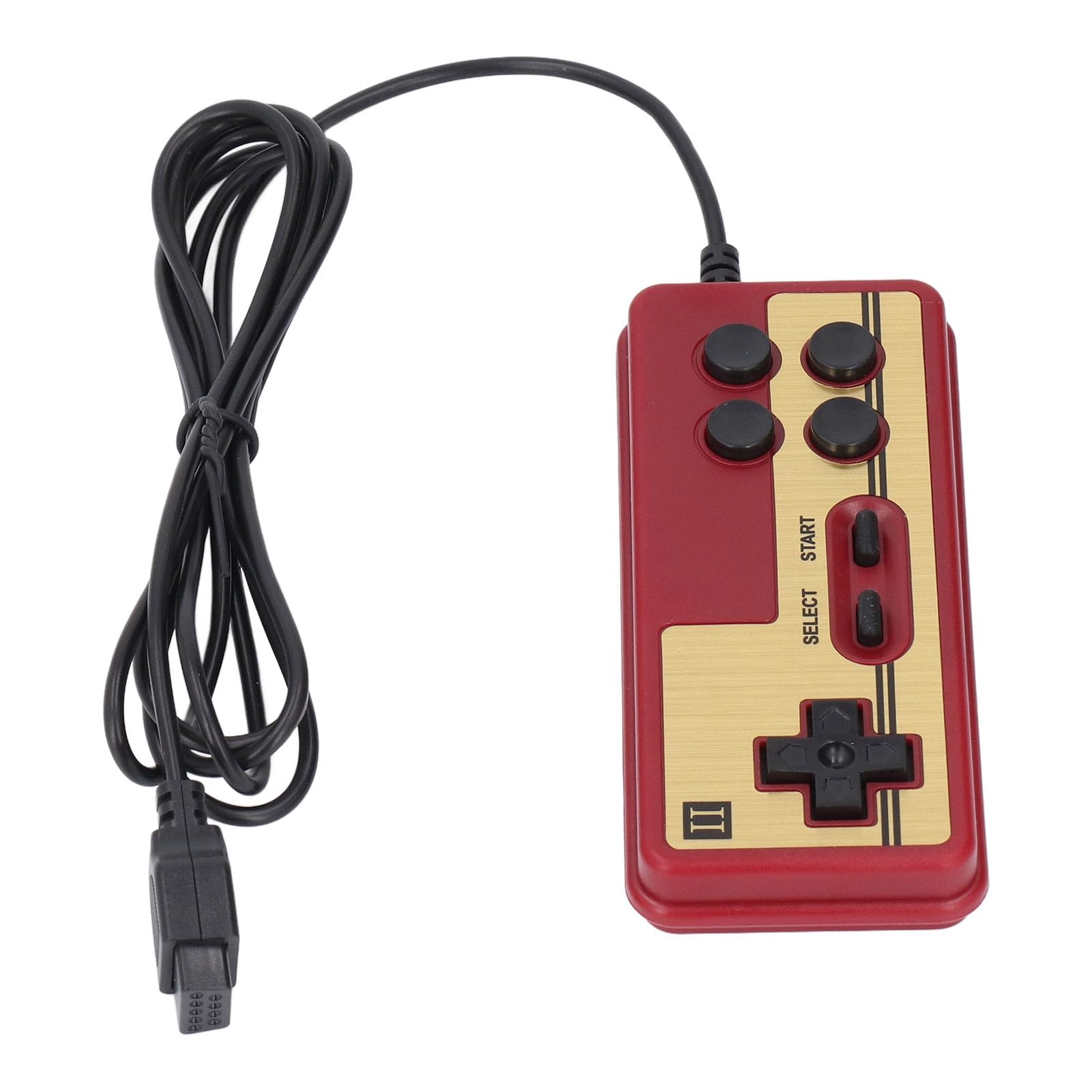 Hamwesh Retro Gaming Console, Wired 8 Bit Game Player Handle with 9 Pins Interface for Classic TV Games Retro Handheld Console