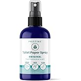 PRISTINE Toilet Paper Spray - As Seen on Shark Tank, More Natural Personal Cleansing Wipes & Flushable Wet Wipes Alternative, Spray Toilet Paper to Create Flushable Wipe, Original, 4 fl oz