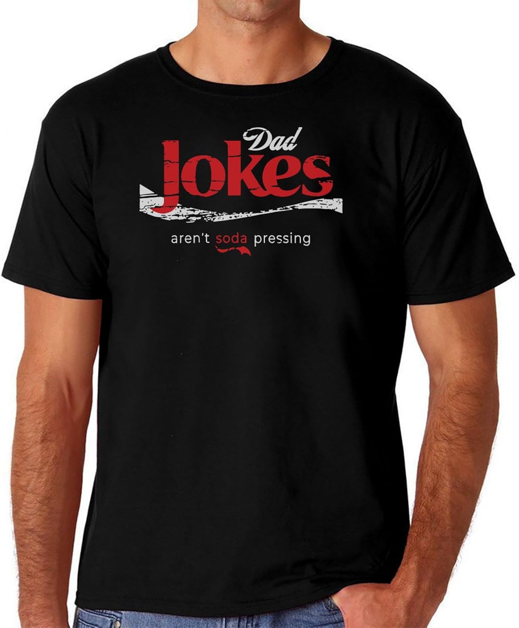 GC Merch Dad Jokes aren't Soda Pressing Fathers Day TShirt Men's