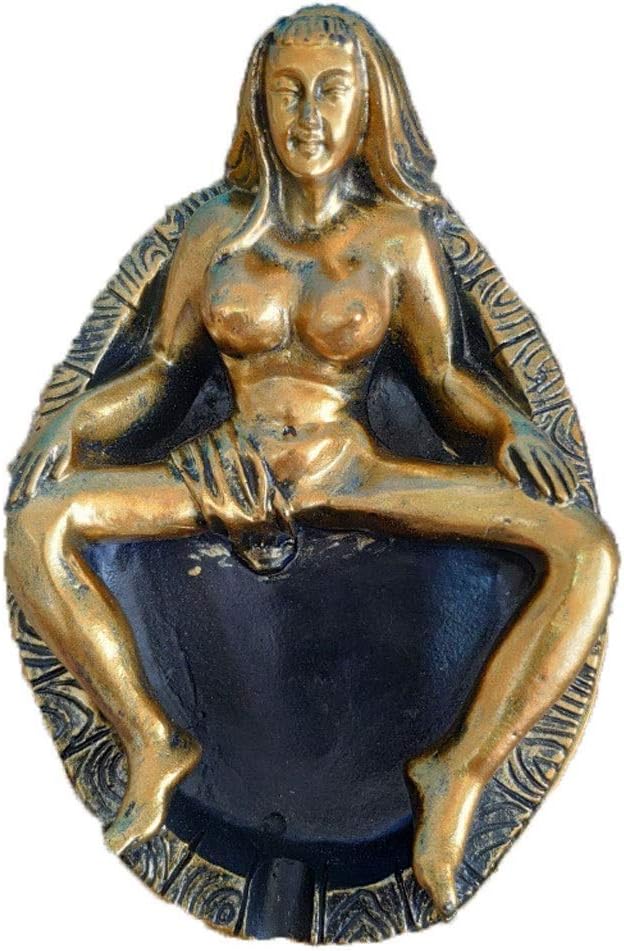 Ashtray Ashtray Beauty Shaped Barrel of Sand Bath, Creative Bedroom Design Decoration Nude Female Girl Creative Bedroom LYZ