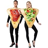ReneeCho Couple Halloween Costume Adult Nacho Tortilla Chips Mens Womens Food Mascot Match Outfit Onesie