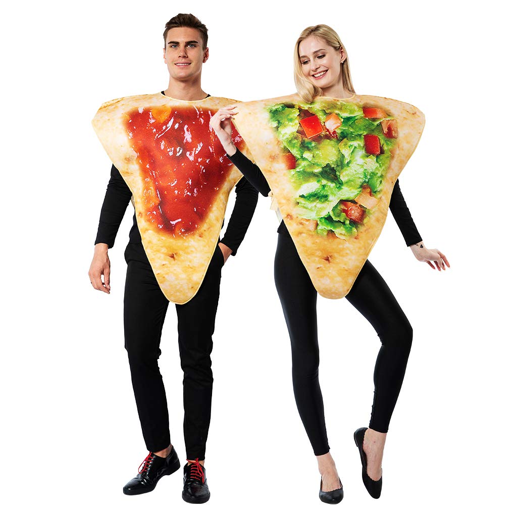 EraSpooky Adult Food Costume Fancy Dress Halloween Party Funny Outfit for Men Women Couple