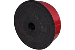 SALIMHIB Adhesive Rubber Strips 2" Wide x 1/8" Thick x 20' Long Neoprene Rubber Strips with Adhesive Backing Neoprene Rubber Sheets, Rolls & Strips for Matting Padding, Insulation Cushion DIY Gaskets