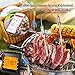 Digital Meat Thermometer for Grilling, Bluetooth Wireless Cooking Thermometer with 6 Probes Ports, Dual Probes Kitchen Thermometer for BBQ Smoker Oven Grill, Instant-read Food thermometer ios/android