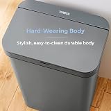 Tower T838005G Sensor Bin 50L Grey Battery-Operated Retainer Ring view 7