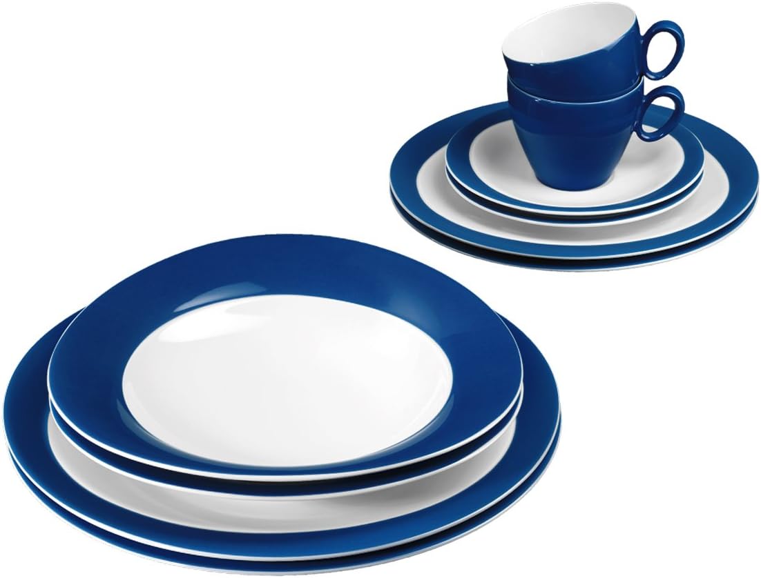 Seltmann Weiden Trio 001.700143 Crockery Set 10 Pieces Blue