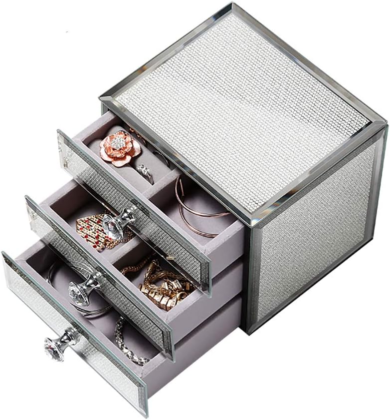 SSZZ Caja De Almacenamiento De Joyas De Gama Alta Multicapa Tipo Cajón