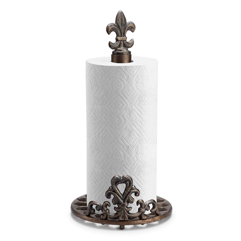 View 1 of SPI Fleur de Lis Paper Towel Holder