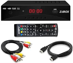 Digital TV Converter Box, ATSC Cabal Box - ZJBOX for Analog HDTV Live1080P with TV Recording&amp;Playback,HDMI Output,Timer Setting TV Tuner Function Set Top Box Digital Channel Free