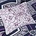 Intelligent Design Cozy Comforter Casual Damask Design Modern All Season Bedding Set with Matching Sham, Decorative Pillow, Full/Queen, Adley Purple, 5 Piece