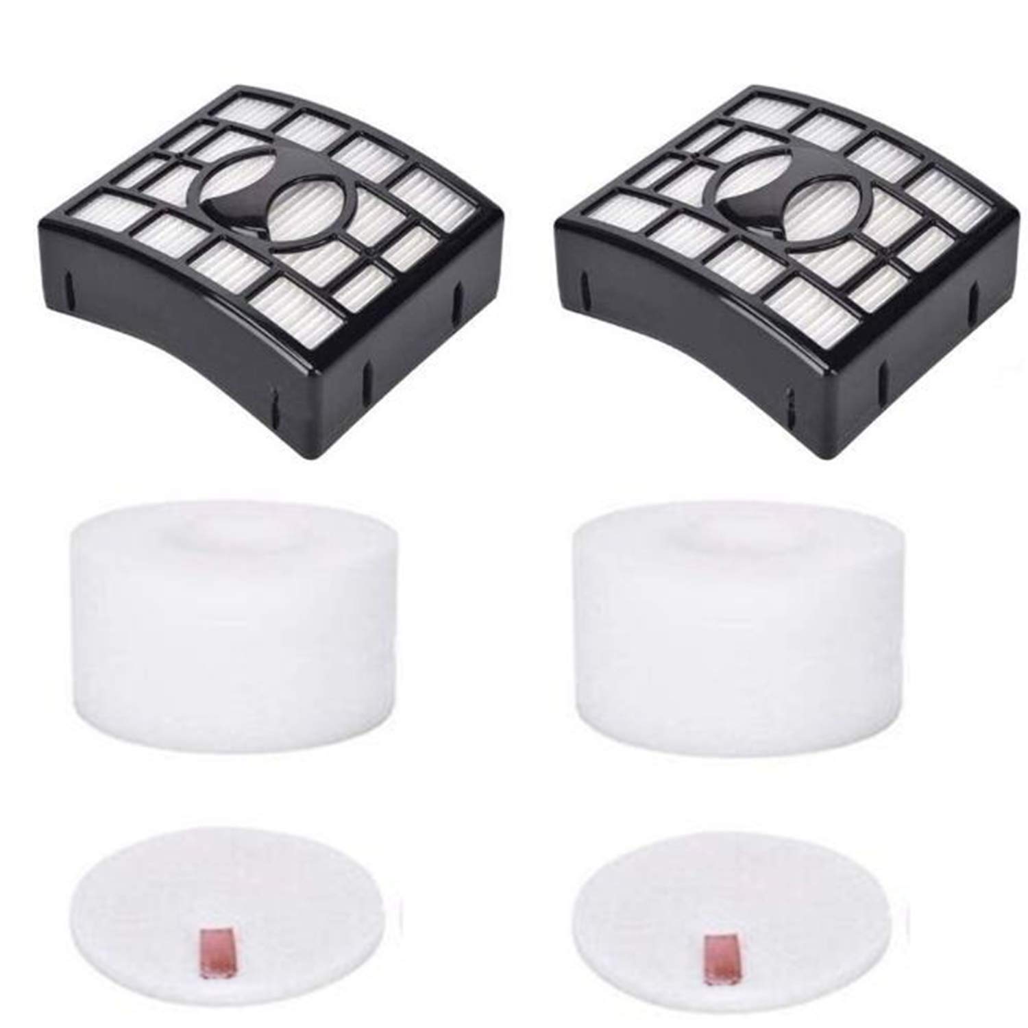 HIMrHEPA 2 Pack Vacuum Filters Compatible with Shark APEX AX910 AX912 QU922Q DuoClean Powered Lift-Away Speed Vacuums. Compare to Part # XPRHF910 & XFF680