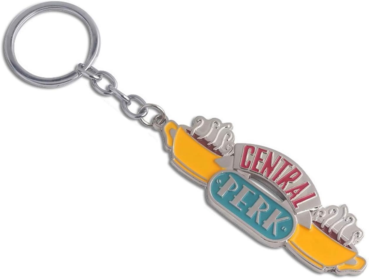 SYxiongsheng Brilliant 1Pc Friends Tv Show 25Th Anniversary Jewelry Central Perk Coffee Time Keyring Keychain You are My Lobster for Good Friend Gift