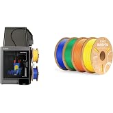 Centauri Carbon 2 Combo Multi Color 3D Printer &amp; Rapid PETG Filament Bundle 4KG