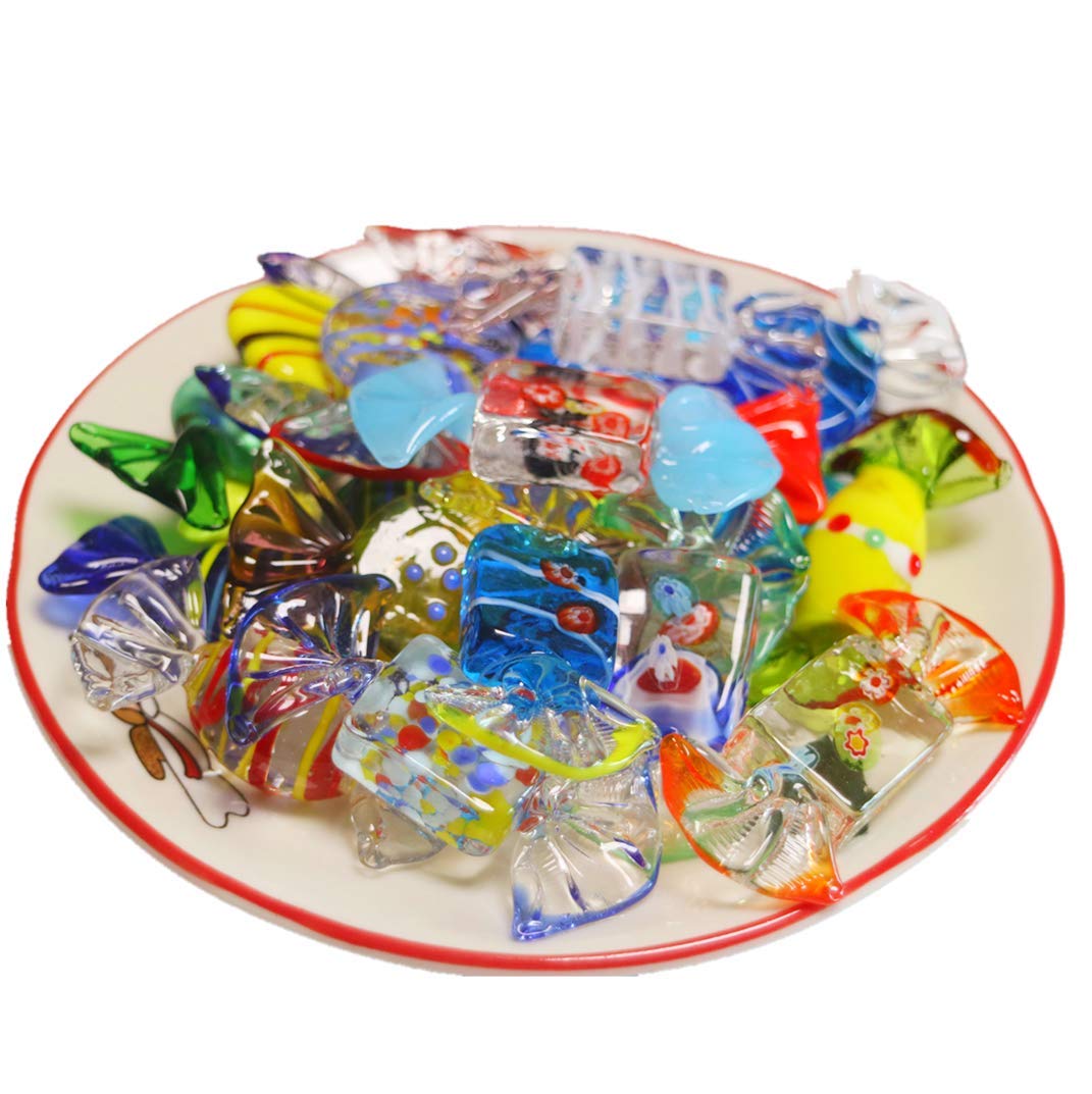 20 x Colour Glass Emulation Candy, Christmas, Wedding Decoration Candy. Glittering and Translucent, Clear Crystal, Let You Love It!