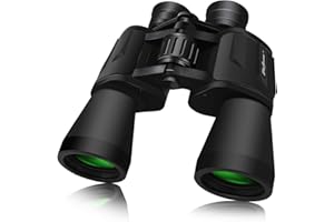 SkyGenius 10 x 50 Binoculars for Adults Powerful Full-Size, Clear Durable Binoculars for Bird Watching Sightseeing Wildlife Watching Traveling Stargazing with Low Light Night Vision