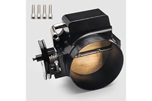 Somusen 92mm 4 Bolt Throttle Body Compatible with LS1 LS2 LS6 LS3 LS LS7 SX LS 4 Cable Drive