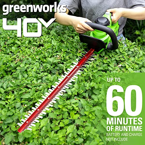 Greenworks 40V 24" Cordless Hedge Trimmer, Tool Only Pricepulse