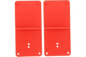 Mikikit 2pcs Hinge Positioning Tools Woodworking Punch Hole for Easy Hinge Installation Cabinets Compact