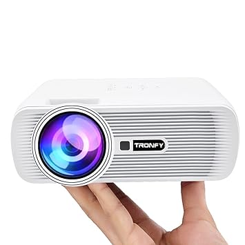 Tronfy Mini Proyector con el Cable de conexión HDMI LED con ...