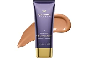 Westmore Beauty Skin Foundation Concealer, Body Makeup 3.5 Fl Oz (Golden Radiance, Cream) - Waterproof, Transfer-Resistant, Long-Lasting Coverage for Tattoo, Stretch Marks, Scars
