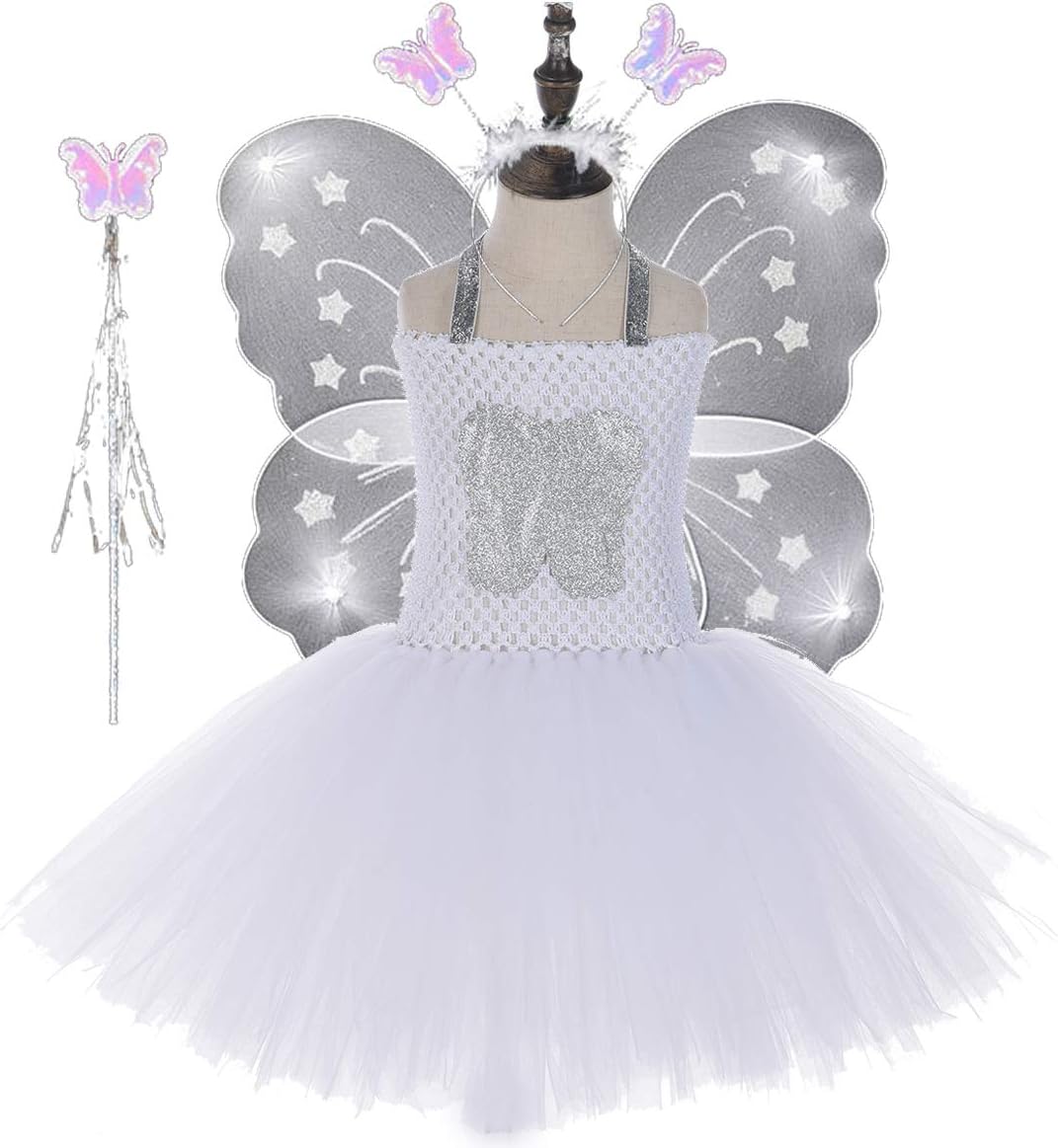 Tutu Dreams Fairy Costume for Girls with Full Accessories Birthday Halloween Party