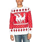 Tipsy Elves Ugly Christmas Sweaters for Men - Colorful and Funny Men's Christmas Sweaters - Hilarious Holiday Pullovers