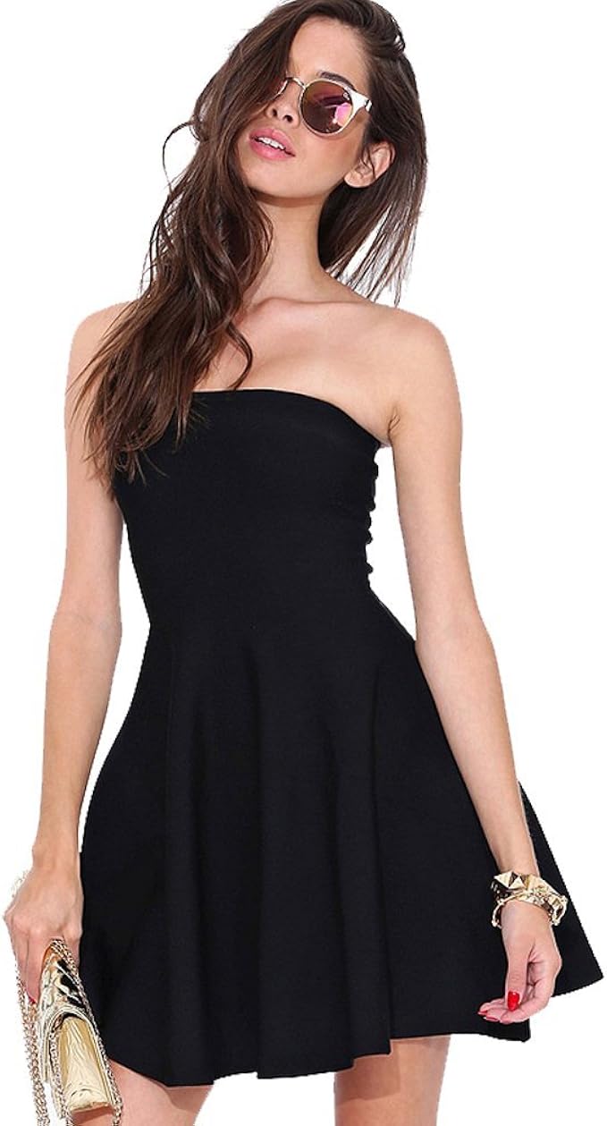 stretchy skater dress