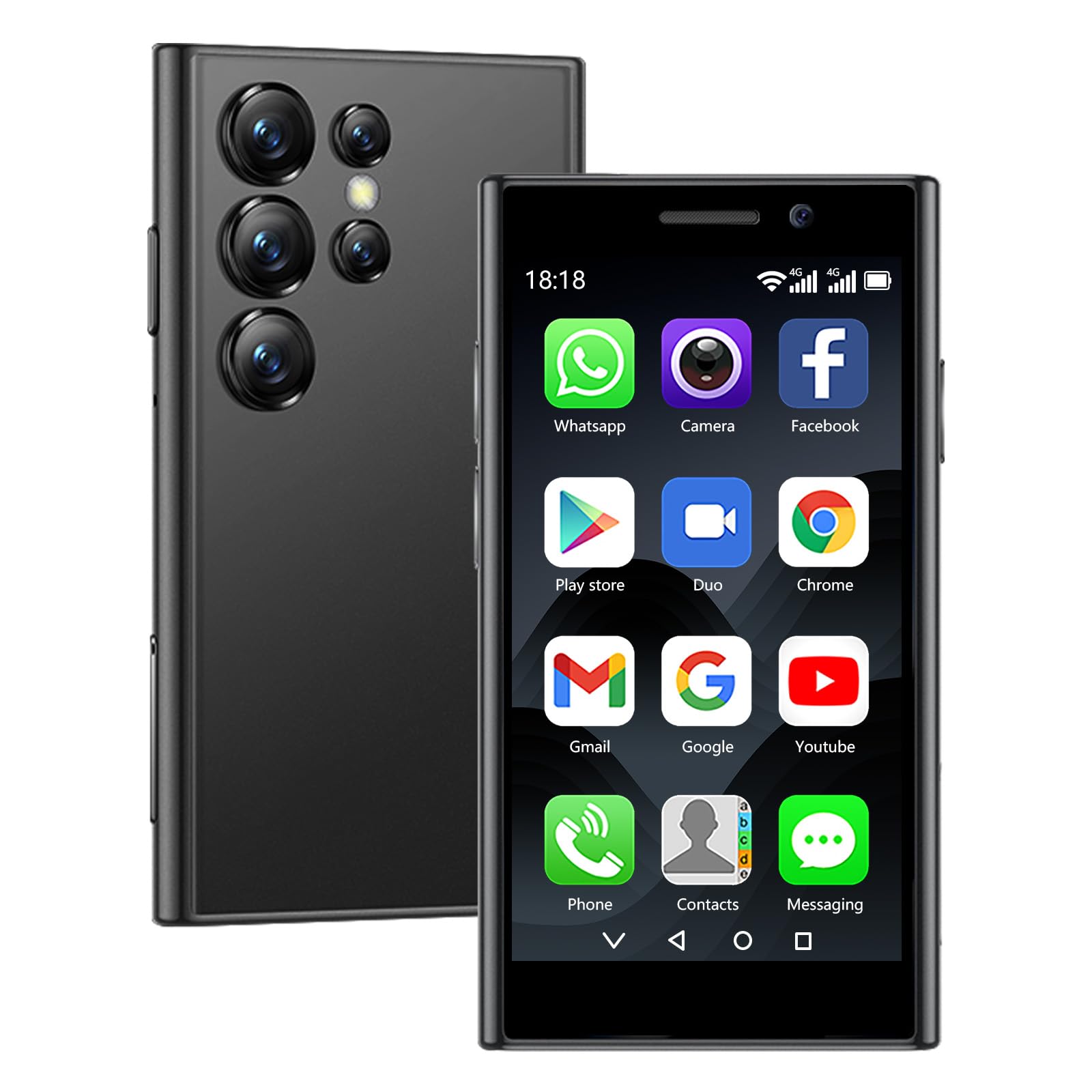 BezosMax Mini Smartphone 4G Unlocked Kids Smart