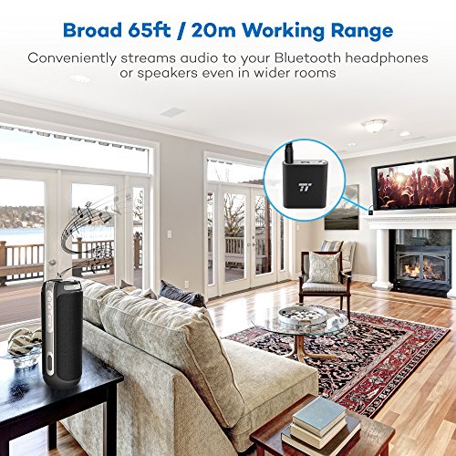 TaoTronics-65ft-Bluetooth-Transmitter-Long-Range-35mm-RCA-Wireless-Audio-Adapter-for-TV