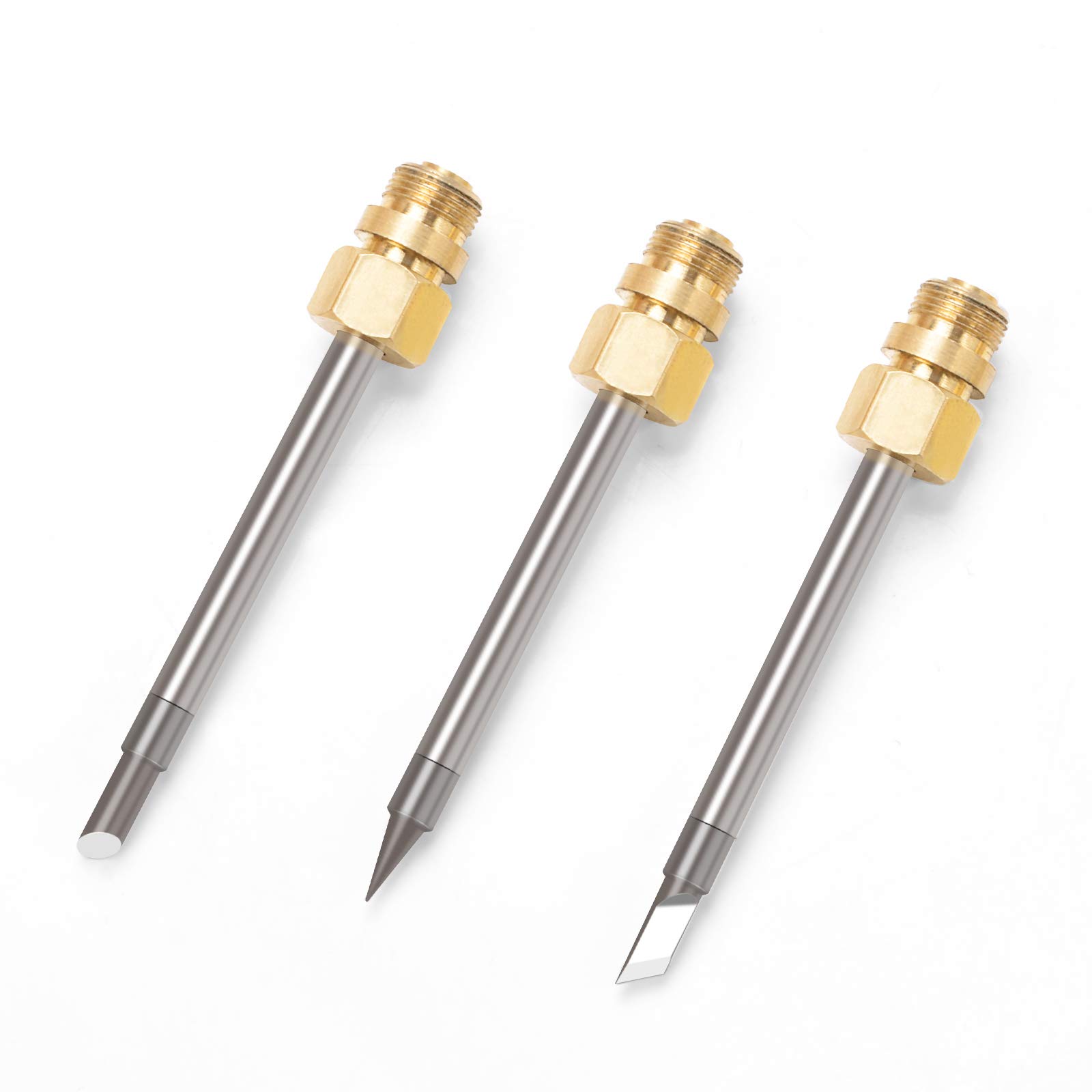 Solder Tip, HANDSKIT 8W USB Solder Tip, 3 Piece of USB Soldering Tips