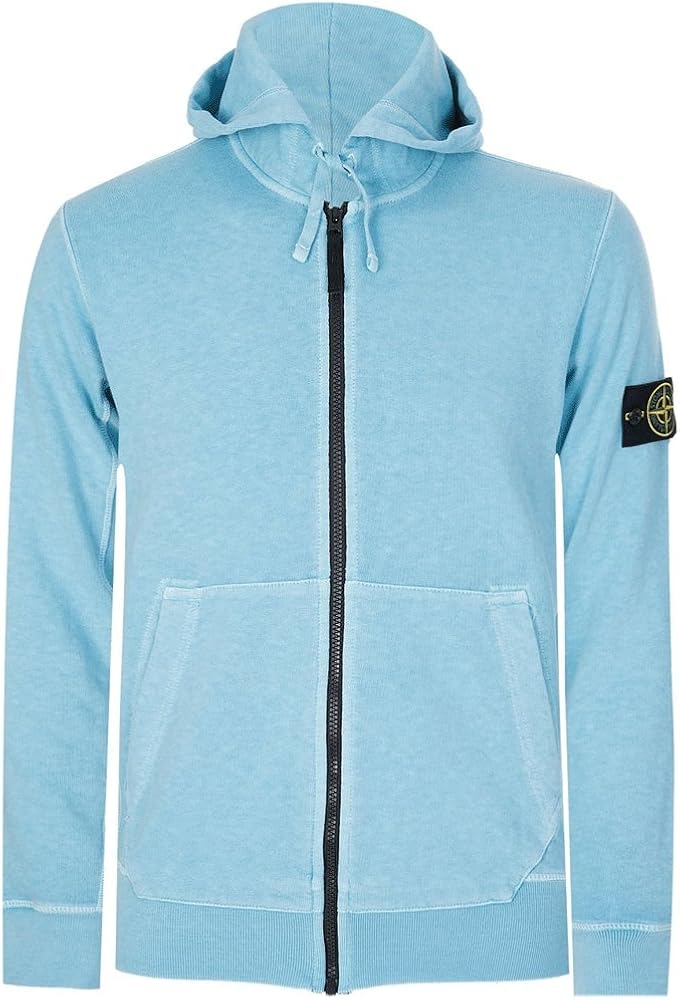 stone island sky blue hoodie