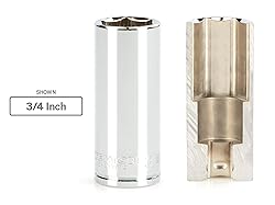 TEKTON 3/8 Inch Drive x 1 Inch Deep 6-Point Socket