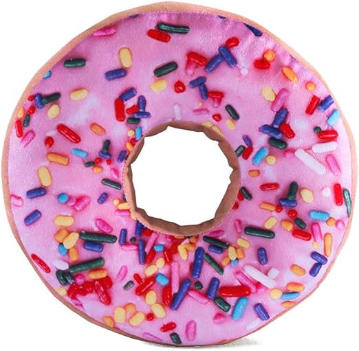 Amazon Com Hyseas Pink Donut Shaped 14 Inches Photoreal Print